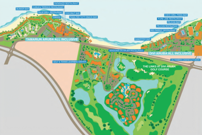 Divi Aruba Map