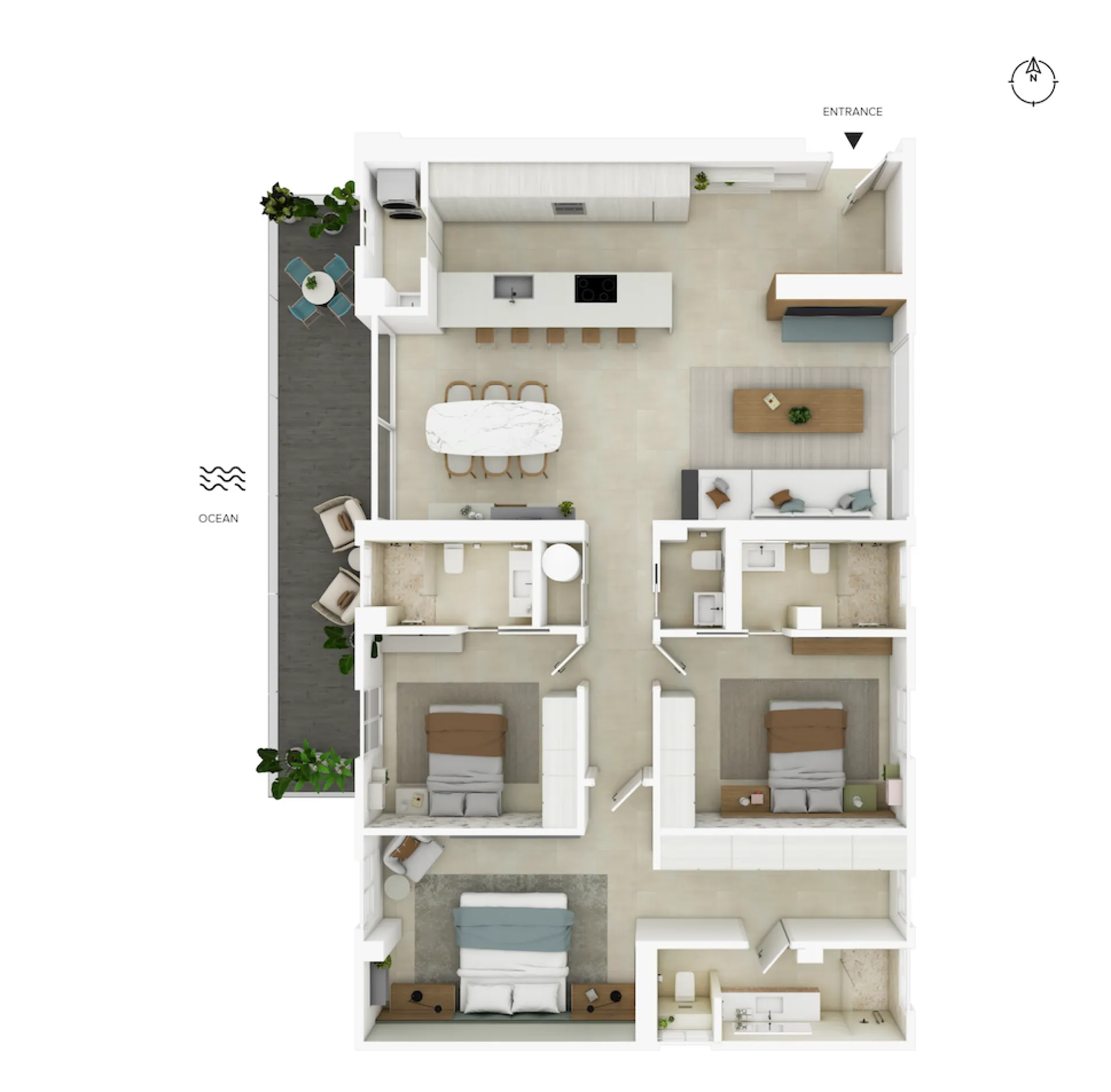 Apartment A 173,10 (total m2)
