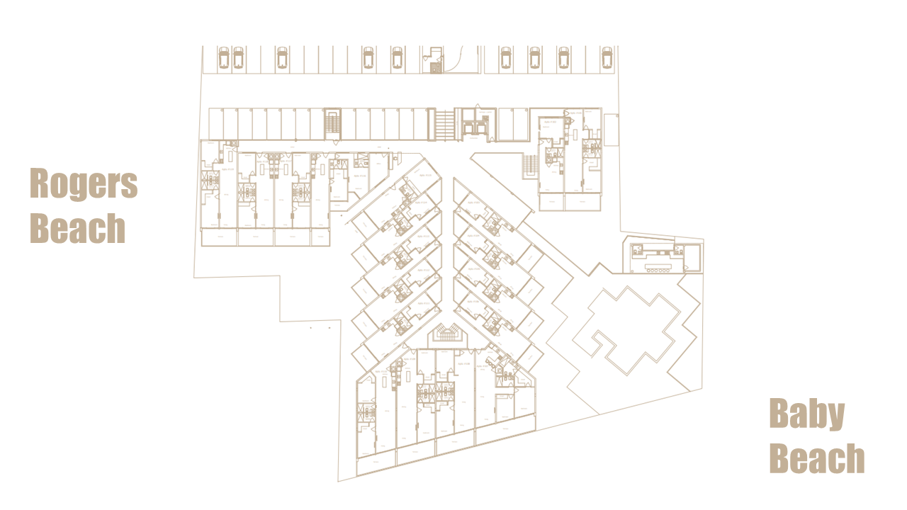 Floor plan of Nanki at Rodgers Beach Aruba
