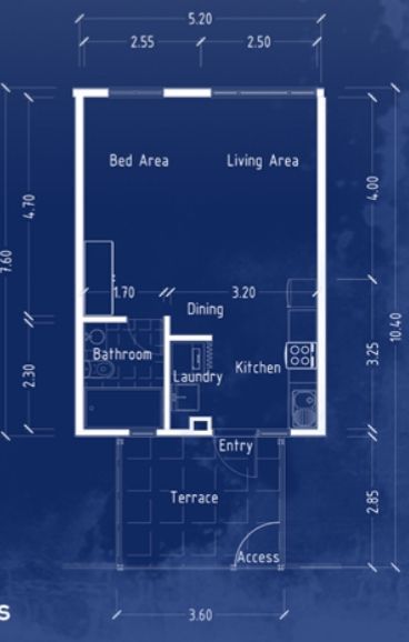 Floor plan of Caribbean Town - Havana - Studio