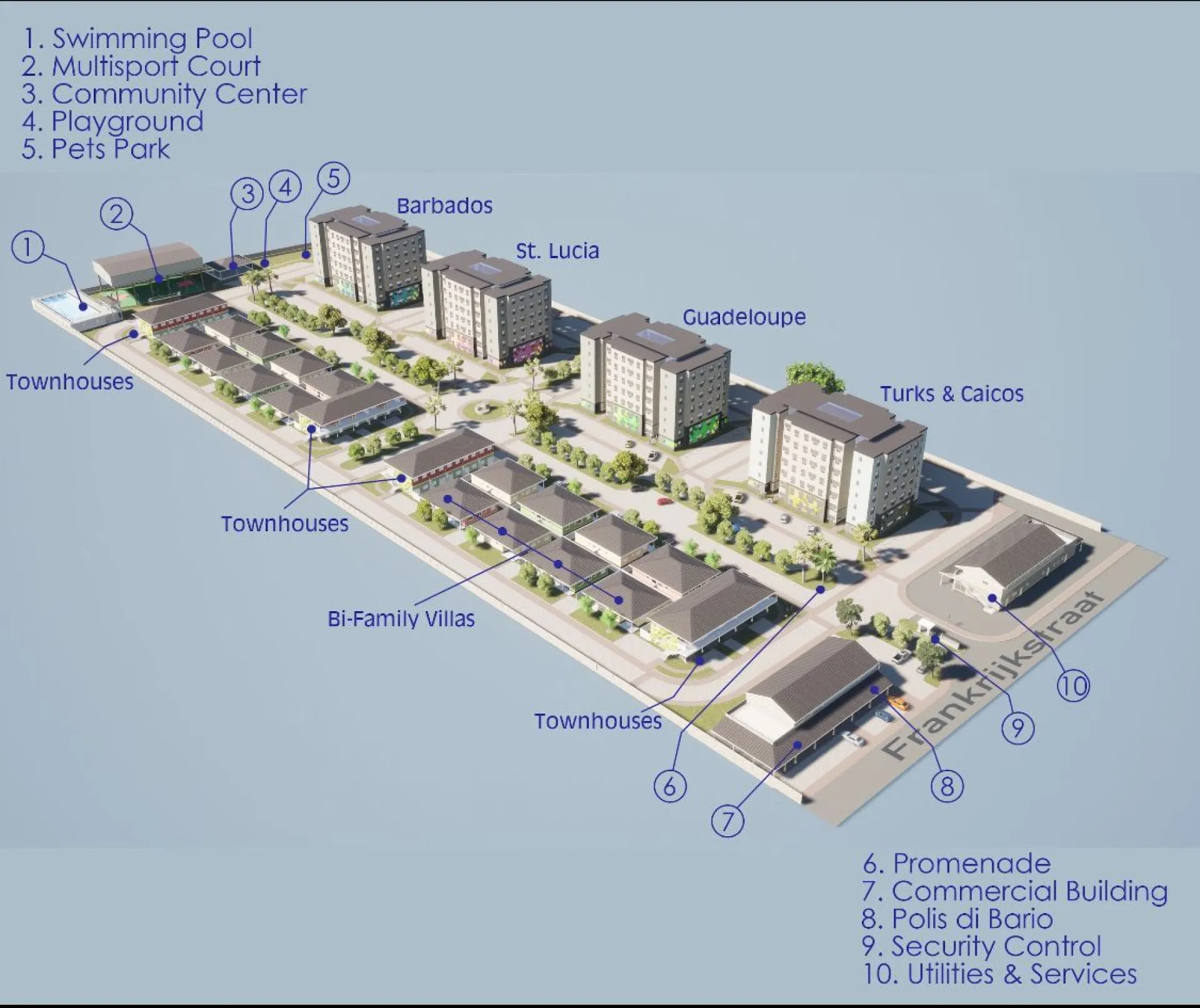 Caribbean Town - Port Au Prince - 2BR 2BA