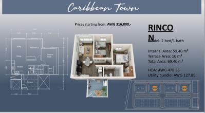 Caribbean Town - Rincon - 2BR 1BA