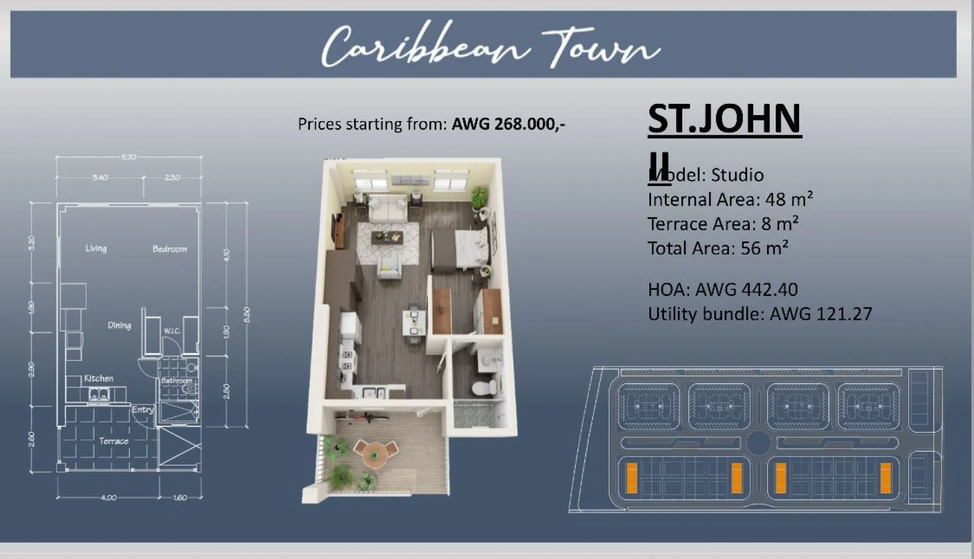 Caribbean Town - St. John II - Townhouse