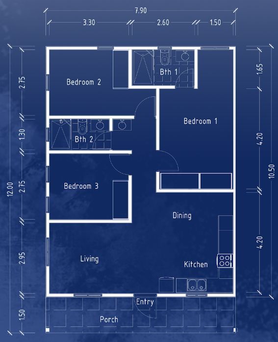 Floor plan of Caribbean Town - Villa Nassau